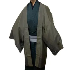 R-1461　紳士　メンズ　羽織　裄75センチ　身丈(背)95.5センチ　男性用　しつけ糸付き　※羽織ひもは付きません