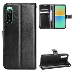 For エクスペリア 10 V ケース 手帳型 For Xperia 10 V 第5世代 ケース 手帳型 For Xperia 10 V 手帳型 ケース 手作り 高級PU レザーケース スタンド機能 落下防止 衝撃吸収 スタイリッシュ 横置き 耐衝撃 ケー