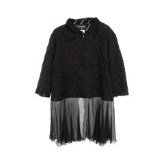 シャネル CHANEL その他ジャケット P45987V30914 ブラック シルク ロングジャケット レディース Used B