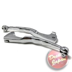 ドラッグスター250 ビラーゴ250 スカル柄 クラッチ/ブレーキレバー/左右セット/ヤマハ/YAMAHA/修理/カスタム/予備にも【メール便】