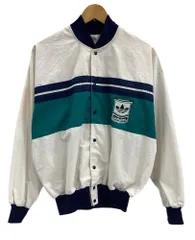 アディダス adidas Vintage ヴィンテージ スナップジャケット ブルゾン ジャケット ホワイト 101MT-3567