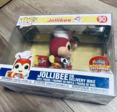 キャラクターグッズ激レア　ジョリビー Jollibee デリバリーバイク　フィギュア