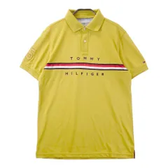サイズ：L TOMMY HILFIGER GOLF トミー ヒルフィガーゴルフ  半袖ポロシャツ  イエロー系 [240101386736]# ゴルフウェア メンズ ストスト