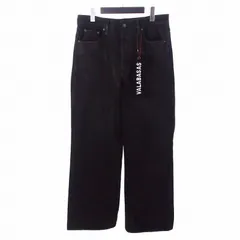 バラバサス　valabasas デニム　32 中古・古着通販】VALABASAS (バラバサス) ”AGENT” STACKEDFLARE JEANS