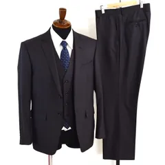 オリヒカ 3ピース 2つボタン シングルスーツ M AB5 ダークグレー ノータック 極 定番 人気 通勤 営業 OR133151 合物 春秋  5XF120 【送料無料】【中古】【メンズビジネス】202506