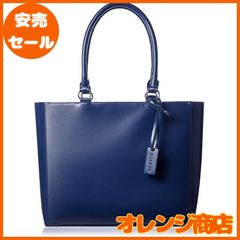 美品】aniary トートバッグ ウェーブレザー 青 大容量 - メルカリ
