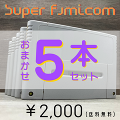 【動作確認済】スーパーファミコンソフト　おまかせ5本セット[SFC/SNES]