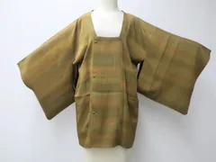 【一輝堂】【着物】道行コート　リバーシブル　身丈約80.5cm　裄丈約64cm　25z04-1856