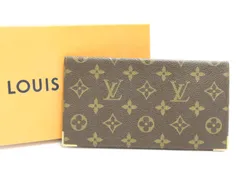 ルイヴィトン　モノグラム　ヴィンテージ　1984年製　札＆カード＆小切手ケース　財布　LOUIS VUITTON　18699004