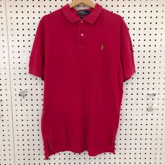 Polo by RalphLauren/ポロバイラルフローレン  90's 半袖ポロシャツ ポニーワンポイント刺繡 90’s フィリピン製 メンズ L ピンク