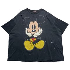 90's Disney vintage t-shirt free size fade black ASAP ROCKY