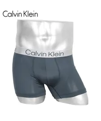 カルバンクライン ボクサーパンツ メンズ 1枚 前閉じ 下着 Calvin Klein ck s m l xl   グレー【メール便】 正規品 新品 男性 518618