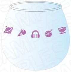[중고] 글라스 모티브 디자인 라운드 글라스 [러브라이브! 슈퍼 스타!!]