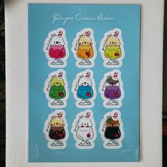 Piyo’s Cream Soda 耐水ステッカー