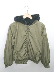 ◇ COLONY 2139 コロニー リバーシブル ミリタリー 長袖 ブルゾン ジャンパー サイズS カーキ ブラック レディース P  【1403180006876】