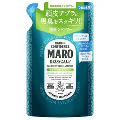 MARO 薬用デオスカルプシャンプー グリーンミントの香り つめかえ用 400ｍｌ【メルカリ】