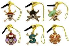 【中古】ストラップ 全6種セット 「ワンピース 海賊旗ストラップ Gold」