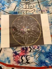 開運 開運絵画 キレイ点描マンダラポストカード(カラフルな未来) マンダラ 曼荼羅 曼陀羅 マンダラアート ポストカード 曼荼羅アート 曼陀羅アートのサムネイル