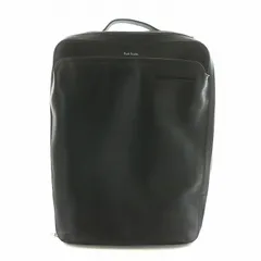 ポールスミス PAUL SMITH リュックサック ブリーフケース 書類かばん レザー ロゴ 黒 ブラック /BB ■MT ■GY18