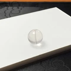 綺麗 EU製 ★水晶玉★パワーストーン 本水晶（クォーツ） 水晶球 天然石B 高透明 きれいめ ギフト  約18.5mm ZB4575