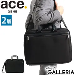 正規品5年保証 エースジーン ビジネスバッグ ace.GENE EVL-3.5 ブリーフケース 大容量 2WAY B4 マチ拡張 2層 PC メンズ 62004 ブラック(01)