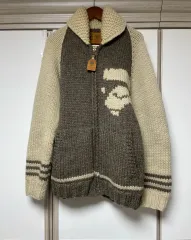 アベイシングエイプ カウチン ニット セーター A BATHING APE(アベイシングエイプ) / カウチンニット/ジップ