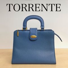 1回使用/美品】ジャンフランコ・ロッティ バニティバッグ 希少ブルー 