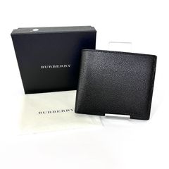 美品　バーバリーズ　二つ折り財布　がま口　オールレザー　ノバチェック A3749 美品！ 格安！ Burberry バーバリー ノバチェック がま口 二