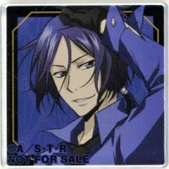 【中古】アクリルスタンド・アクリルパネル 六道骸(10年後) アクリルタイル 「DRAW!DRAW! 家庭教師ヒットマンREBORN! 描き下ろし カラーシャツver. オンラインくじ」 くじメイト購入特典