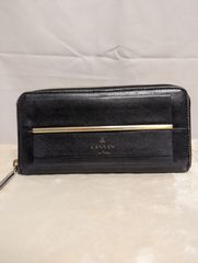 LANVIN ランバン 黒 長財布