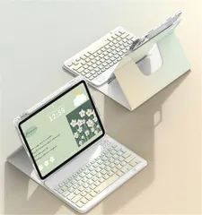 横/縦両方対応iPadAir11インチ20252024/iPadAir42020/Air52022キーボードケースグラデーション360度回転可能iPadPro11ケース第4321世代取り外し可能