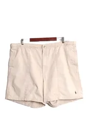 【お得なクーポン配布中!】 90s ポロ ラルフローレン コットン ショートパンツ メンズ XL / 90年代 オールド ショーツ 短パン バギーズ タイプ コットン チノ ベージュ