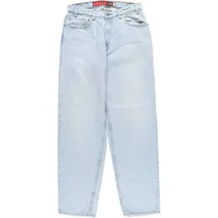 古着 90年代 リーバイス Levi's SILVER TAB シルバータブ LOOSE ルーズ テーパードデニムパンツ USA製 メンズw31相当/evb010711