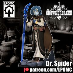 LPOMC | Dr Spider 32mm | 3Dプリント ミニチュア TRPG