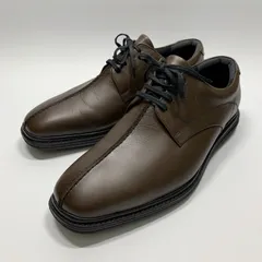 美品〇 ASICS PEDALA アシックス ペダラ ウォーキングシューズ レザー ブラウン 24.5