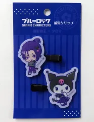 【中古】アクセサリー(非金属) 御影玲王×クロミ アクリルヘアクリップ(前髪クリップ) 「ブルーロック×サンリオキャラクターズ」