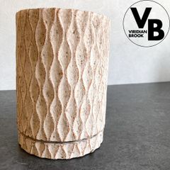 【ウェーブロングポット】おしゃれ 陶器鉢 4寸 4号 小型 大型 観葉植物