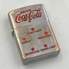 ZIPPO ジッポー 1949～1951年 コカ・コーラ 優秀店表彰 コカコーラ PAT.2032695 ニッケルシルバーインナー