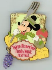 【中古】バッジ・ピンズ ミッキーマウス ピンバッジ 「東京ディズニーシー・フード＆ワイン・フェスティバル2025」 東京ディズニーシー限定