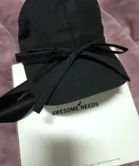 AWESOME NEEDS(オーサムニーズ) ベルボーイ リボンキャップ awesome needs オーサムニーズ ベルボーイリボンキャップ