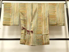 平和屋着物＃道中着　吉祥文　正絹　逸品　CAAT5681id