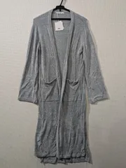 未着用タグ付き SLY スライ フレアスリーブ スリット ロング カーディガン モクグレー Fサイズ 定価7,689円 030ASM70-0760