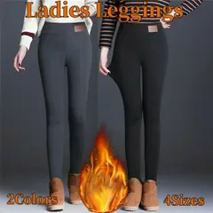レギンス レディース 裏起毛 裏ボア 冬 防寒 ストレッチ ボトムス レギンスパンツ ロングパンツ スキニーパンツ 2色4サイズ