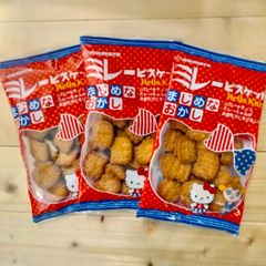 ハローキティまじめミレービスケット 100g×3袋セット(野村煎豆加工店)人気のハローキティ