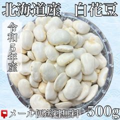 令和５年産　 白花豆　500g 【送料無料】