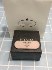 SALE～PRADAプラダ ヘアピン　バレッタピンク　ヘアアクセサリー超極美品📣即購入OK