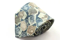 ピエールカルダン ブランド ネクタイ シルク 総柄 小紋柄 メンズ ネイビー Pierre Cardin 【中古】