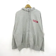 ナイキ パーカー トップス ジップアップ 裏起毛 スウェット メンズ XXLサイズ グレー NIKE 【中古】