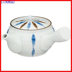【色:錆染十草_パターン(種類):中急須】中急須 錆染十草柄 波佐見焼 (スーパ