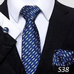 ネクタイ　ポケットチーフ チーフ　カフスボタン カフス ３点セット　結婚式　発表会 パーティー イベント ビジネス　ネイビー 紺　青　シルバー 銀色　ストライプ柄 スーツ ワイシャツ 格安 小物 メンズネクタイ 3点 セット